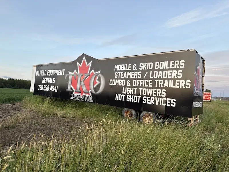 2 - 48 ft ads on both sides of the same trailer 2 - 48 ft ads on both sides of the same trailer